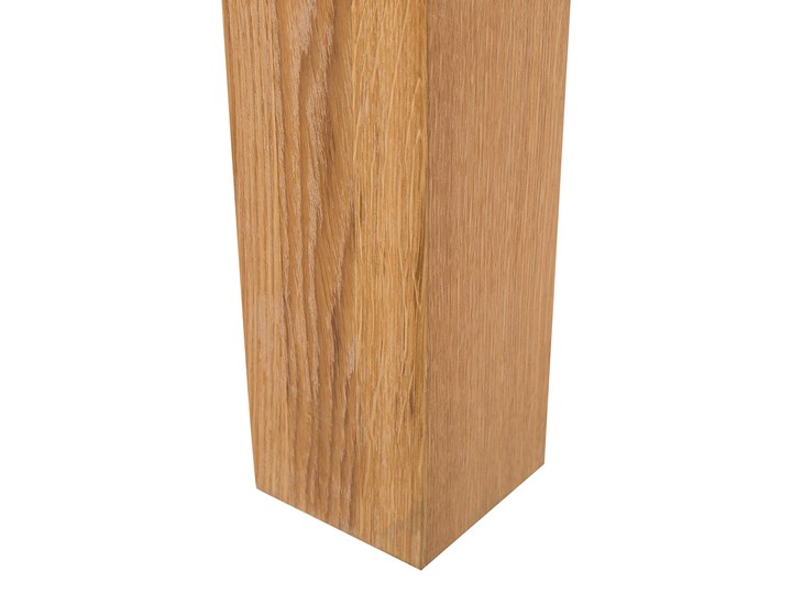 Stół do jadalni jasnobrązowy drewniany dębowy prostokątny 150 x 85 cm minimalistyczny Styl Nowoczesny Drewno Długość 150 cm Rozkładanie