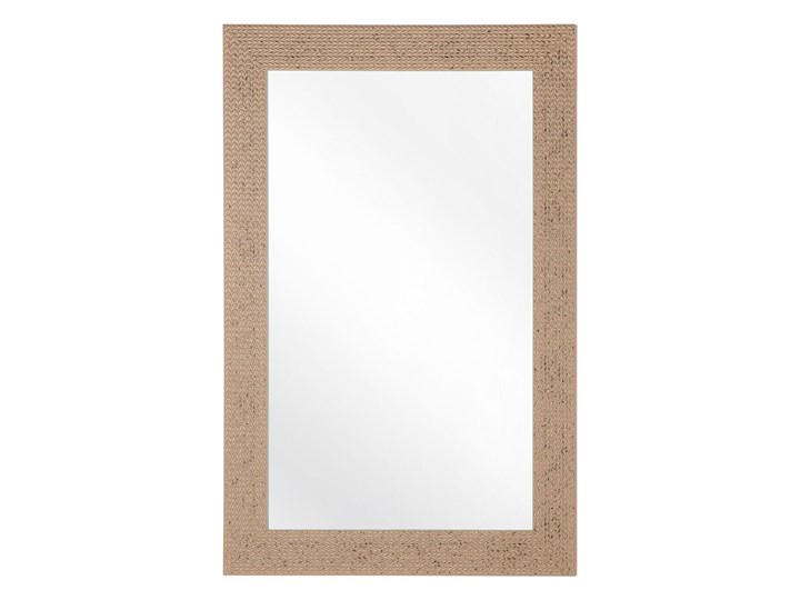 Lustro ścienne wiszące złote 60 x 90 cm dekoracyjne Prostokątne Lustro z ramą Pomieszczenie Salon