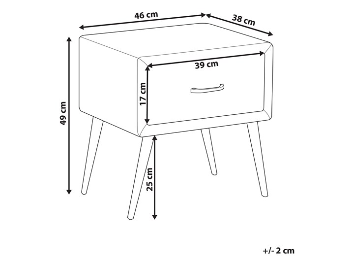 Szafka nocna żółta tapicerowana welurem 1 szafka stolik nocny minimalistyczny design Płyta MDF Tworzywo sztuczne Drewno Metal Pomieszczenie Sypialnia