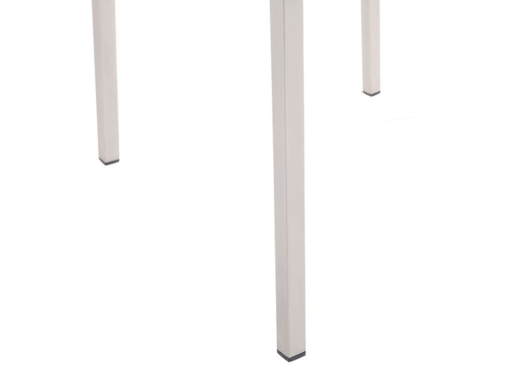 Zestaw mebli ogrodowych jadalniany czarny stół granit/bazalt 180 x 90 cm 6 krzeseł z technorattanu sztaplowanych Stoły z krzesłami Zawartość zestawu Krzesła Stal Kategoria Zestawy mebli ogrodowych
