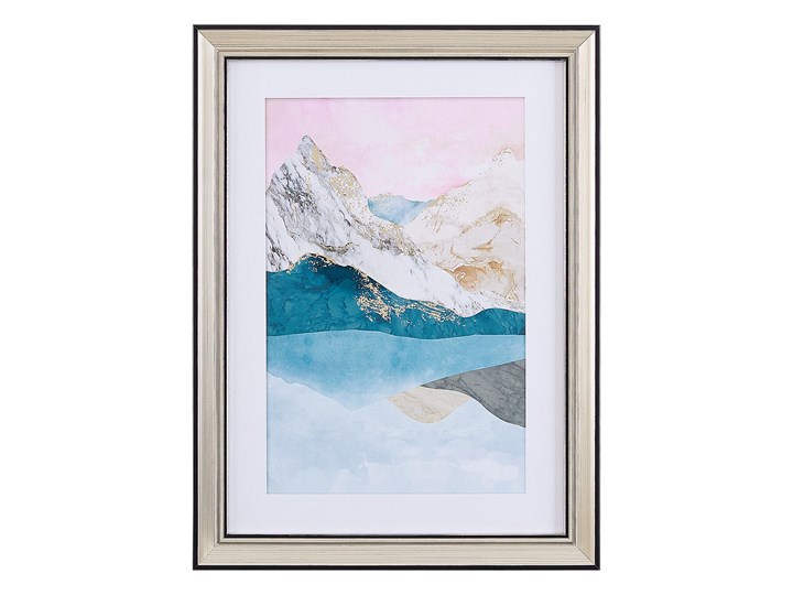 Obraz w ramie wielkolorowy wydruk na papierze 30 x 40 cm abstrakcja dekoracja ścienna Wzór Grafika Kategoria Obrazy