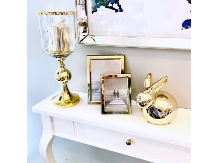 RAMKA NA ZDJĘCIE METALOWA ZŁOTA WYBIERZ ROZMIAR ” LINE GOLD” 10x15cm Ramka na zdjęcia Kolor Złoty