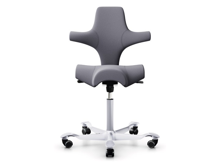 HÅG - Capisco 8106 - Szary - Designerski i Ergonomiczny Fotel Biurowy do Domu Fotel inspirowany Tkanina Kategoria Fotele do salonu