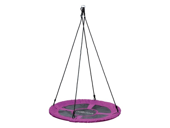 Huśtawka bociane gniazdo Jumi śr. 100 cm różowa Metal Bocianie gniazdo Poliester Kategoria Huśtawki dla dzieci