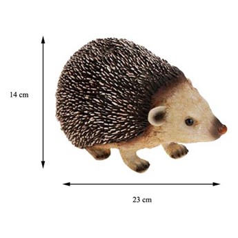 Dekoracyjna figurka ogrodowa Jeż 23 cm