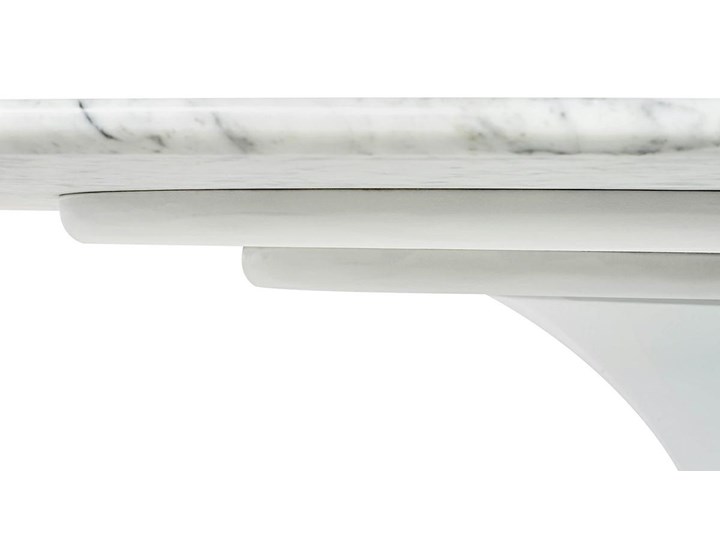 Stół eksluzywny marmurowy MARBLE CARRARA biały Stal Wysokość 73 cm Kamień Długość 200 cm Styl Glamour