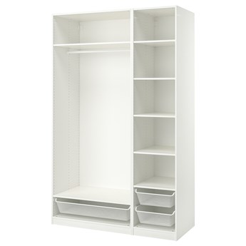 IKEA PAX Kombinacja szafy, biały, 150x58x236 cm