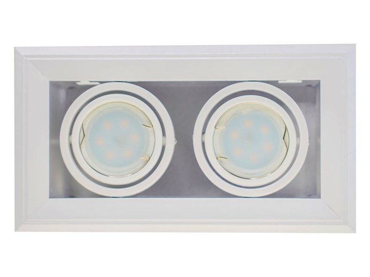 Lampa podtynkowa Blocco biały 2x7W GU10 LED