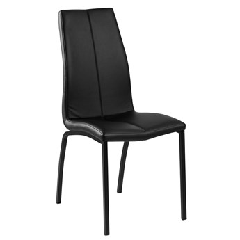 Eleganckie krzesło czarne - Stevi