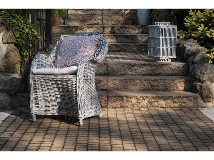 Meble na balkon VERSAILLES naturalne Wiklina Metal Aluminium Wiszące Technorattan Rattan Kategoria Fotele ogrodowe