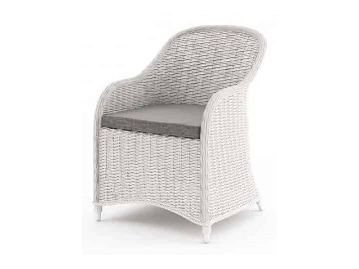 Meble ogrodowe LEONARDO royal białe Tworzywo sztuczne Zestawy wypoczynkowe Aluminium Technorattan Zawartość zestawu Sofa Kolor Biały