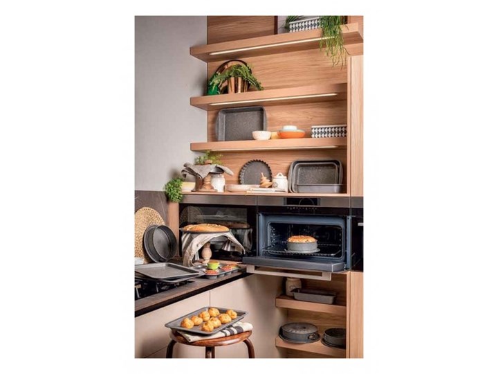Forma na muffiny Tognana Pure Roq Stal Do muffinek Kategoria Formy i foremki Kolor Szary