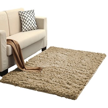 Dywan pokojowy Shaggy Strado 100x150 CappuccinoCamel (Jasny brązowy)