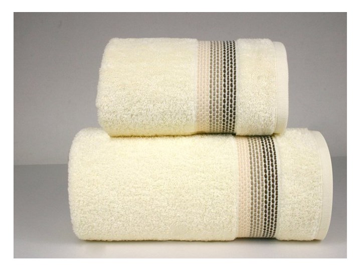 Komplet ręczników na prezent Frotex Ombre Kremowy Beżowy Bawełna Frotte Kategoria Ręczniki