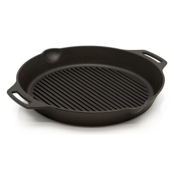 Patelnia żeliwna grillowa Petromax gp30h-t śr 30 cm - z 2 uchwytami