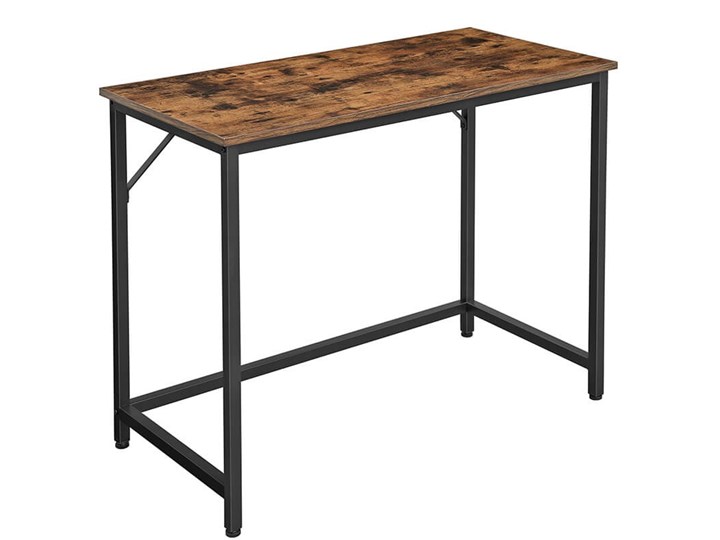 Bettso Eleganckie biurko w stylu industrialnym Szerokość 100 cm Głębokość 50 cm Drewno Metal Styl Nowoczesny