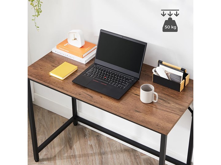 Bettso Eleganckie biurko w stylu industrialnym Metal Styl Nowoczesny Szerokość 100 cm Głębokość 50 cm Drewno Kategoria Biurka