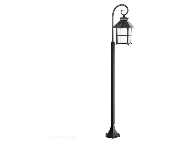 Klasyczna latarnia, czarna lampa zewnętrzna ogrodowa (stojąca 146/116/86cm, 1x E27) SU-MA (Cadiz) Lampa stojąca Kategoria Lampy ogrodowe