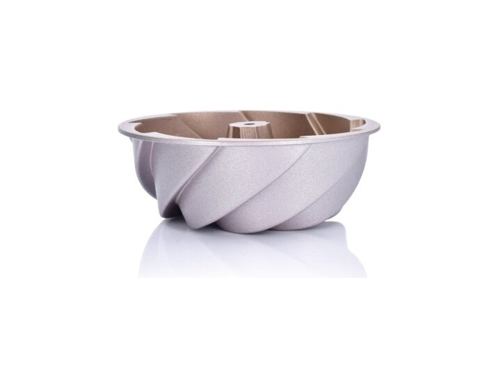 Forma do pieczenia babki spirala DUKA GODIS 10 cm aluminium Kategoria Formy i foremki Do babki Kolor Srebrny