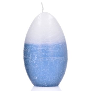 Świeca wielkanocna jajko DUKA SUDDIGHET 12 cm granatowa parafina