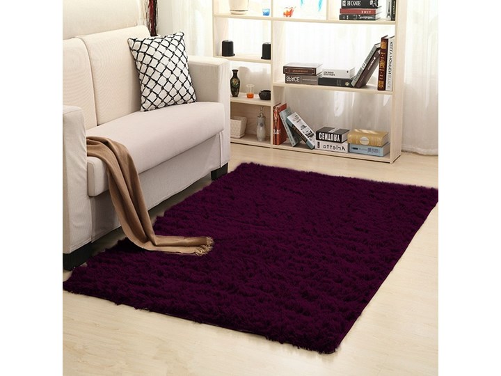 Dywan pokojowy Shaggy Strado 120x160 WineRed (Ciemny czerwony) 120x160 cm Prostokątny Kategoria Dywany Dywany Kolor Beżowy