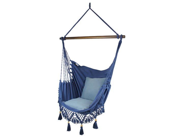 Fotel hamakowy boho, AHC-11 Bawełna Krzesło brazylijskie Drewno Kategoria Hamaki