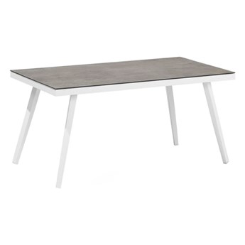 Beliani Stolik Ogrodowy 100 X 50 Cm Szary Latina