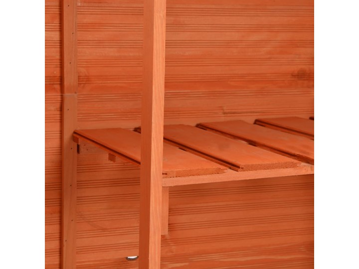 vidaXL Schowek ogrodowy, 120x50x91 cm, drewniany Domki narzędziowe Drewno Kategoria Domki ogrodowe
