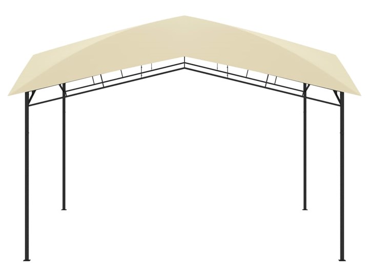 vidaXL Altana ogrodowa, 4x4x2,9 m, kremowa, 180 g/m² Szerokość 4 m Wysokość 290 cm Długość 4 m Kolor Beżowy