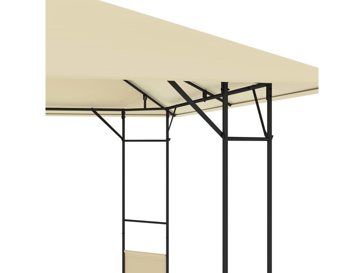 vidaXL Altana ogrodowa, 3 x 3 x 2,6 m, kremowa, 160 g/m² Wysokość 260 cm Szerokość 3 m Długość 3 m Kolor Beżowy