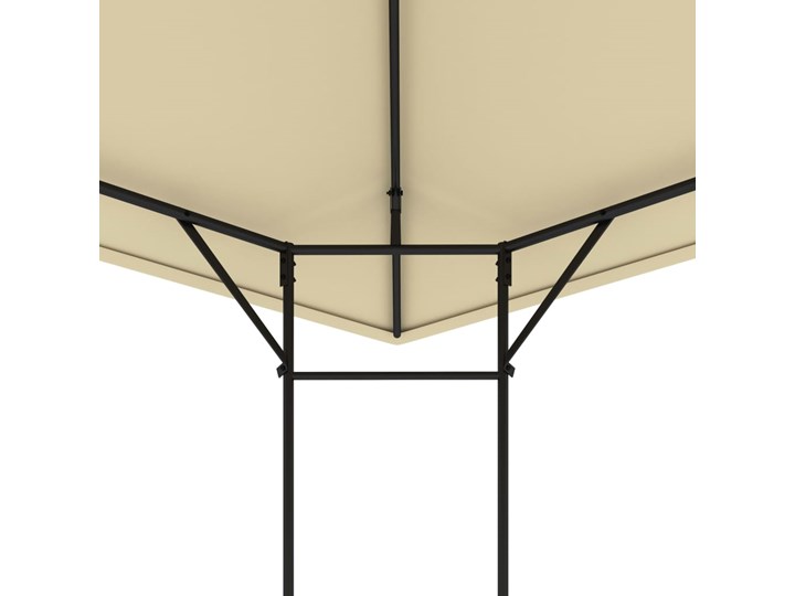 vidaXL Altana ogrodowa, 3 x 3 x 2,6 m, kremowa, 160 g/m² Wysokość 260 cm Szerokość 3 m Długość 3 m Kolor Beżowy