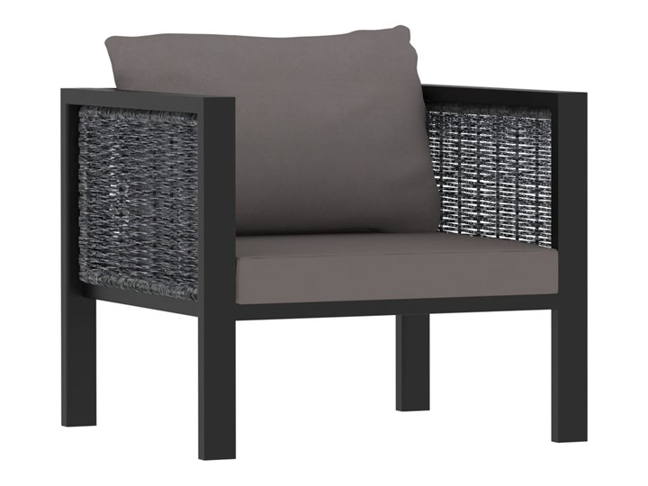 vidaXL 8-cz. zestaw wypoczynkowy do ogrodu, poduszki, rattan PE Zestawy wypoczynkowe Aluminium Zestawy modułowe Tworzywo sztuczne Technorattan Zawartość zestawu Sofa