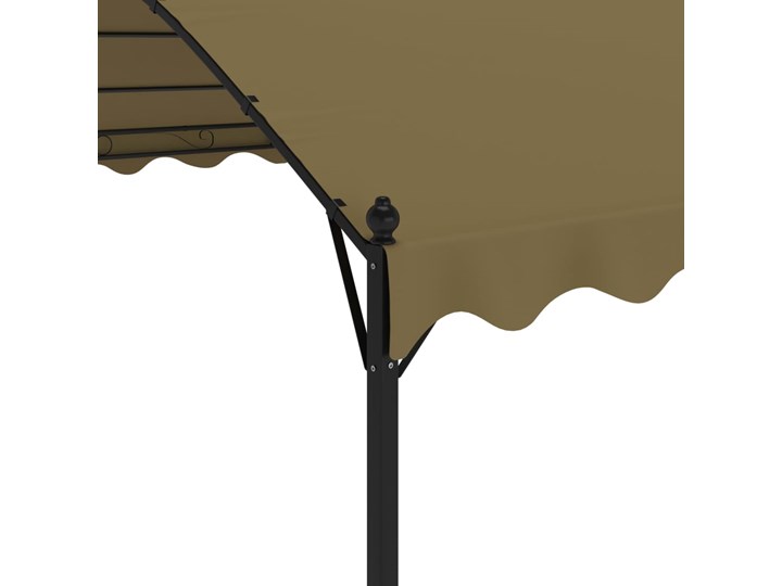 vidaXL Altana, 4x3x2,6 m, kolor taupe, 180 g/m² Kategoria Altany ogrodowe Długość 4 m Szerokość 3 m Wysokość 260 cm Kolor Brązowy