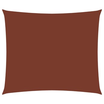 vidaXL Prostokątny żagiel ogrodowy, tkanina Oxford, 2,5x3,5 m, terakota
