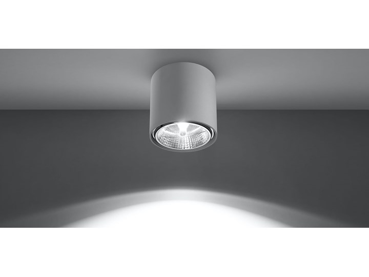 Nowoczesny Plafon TIUBE biały Lampa aluminium okrągła na sufit Idealna do salonu, sypialni, korytarza Oprawa sufitowa żarówka GU10 Oświetlenie SOLLUX Okrągłe Oprawa led Oprawa stropowa Kategoria Oprawy oświetleniowe