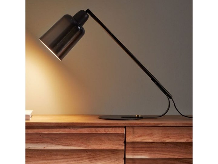 Lampa stołowa Anina z metalu Lampa biurkowa Mosiądz Stal Kategoria Lampy stołowe Kolor Biały