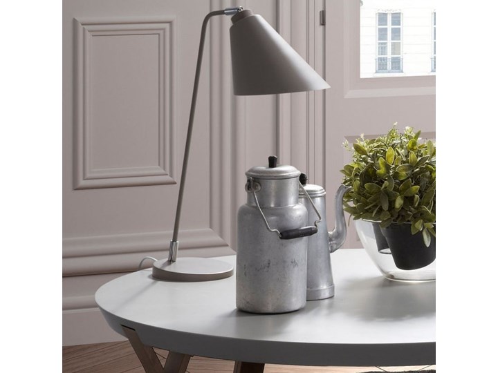 Lampa stołowa Tipir szara Lampa biurkowa Metal Styl Nowoczesny Kolor Biały