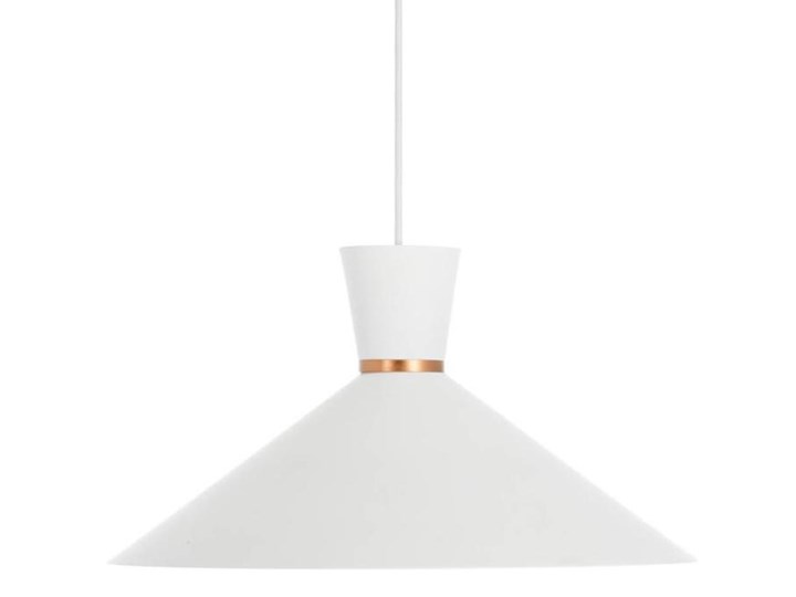 Lampa sufitowa Vesta biała Metal Kolor Biały Stal Ilość źródeł światła 1 źródło