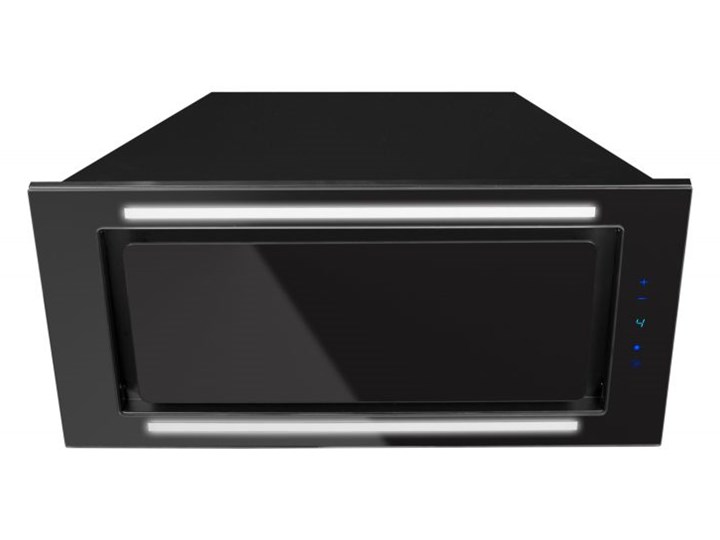 Okap podszafkowy Lando Glass 2STRIPS Black 86,4 cm Okap do zabudowy Sterowanie Elektroniczne