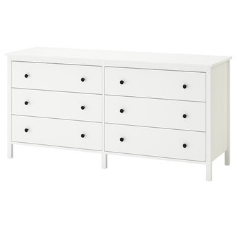 IKEA KOPPANG Komoda, 6 szuflad, Biały, 172x83 cm