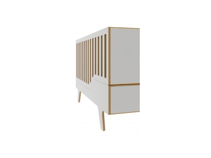 ŁÓŻECZKO DREAM szare Łóżeczka drewniane Płyta MDF Rozmiar materaca 70x140 cm