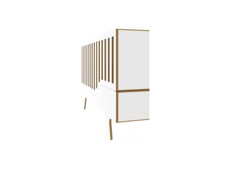 ŁÓŻECZKO DREAM białe Płyta MDF Rozmiar materaca 70x140 cm Łóżeczka drewniane Kolor Biały