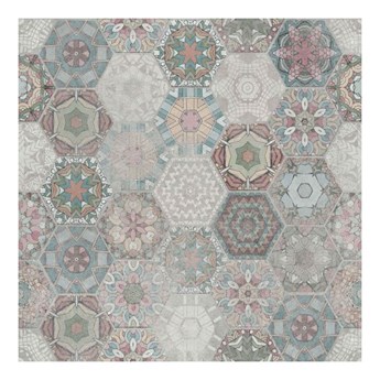 Gres Patchwork Hexagon 60 x 60 cm multikolor 1,44 m2