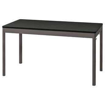 IKEA IDÅSEN Stół, czarny/ciemnoszary, 140x70x75 cm