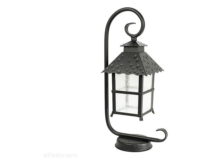 Klasyczna latarnia, czarna lampa zewnętrzna ogrodowa (stojąca niska, 1x E27) SU-MA (Cadiz) Kategoria Lampy ogrodowe Lampa stojąca Kolor Czarny