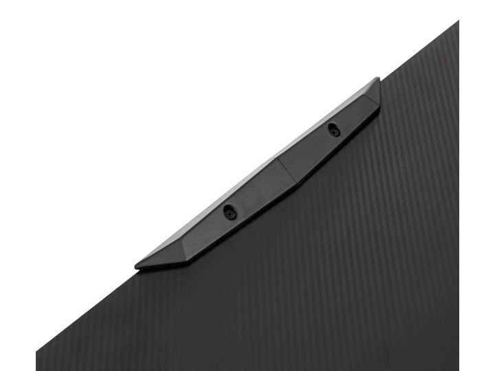 LEDOWE BIURKO DLA GRACZA W KOLORZE CZARNYM Stal Pomieszczenie Pokój nastolatka Szerokość 120 cm Głębokość 120 cm Biurko komputerowe Biurko gamingowe Styl Nowoczesny