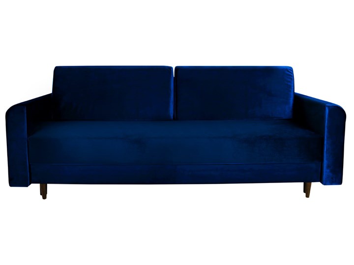 Nowoczesna sofa z funkcją spania ELIZA w kolorze ciemnoniebieskim Szerokość 225 cm Styl Nowoczesny Głębokość 97 cm Głębokość 55 cm Typ Gładkie