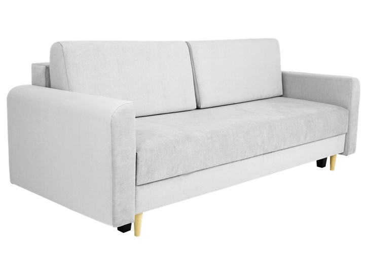 Nowoczesna sofa z funkcją spania ELIZA w kolorze szarym Szerokość 225 cm Głębokość 97 cm Głębokość 55 cm Styl Nowoczesny Materiał obicia Tkanina