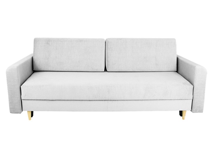 Nowoczesna sofa z funkcją spania ELIZA w kolorze szarym Szerokość 225 cm Głębokość 97 cm Głębokość 55 cm Materiał obicia Tkanina