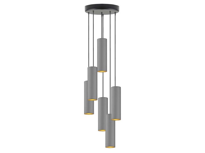 LAMPA WISZĄCA OLIS 6 TUBA MAŁA Ø 8,5 GOLDEN Lampa z abażurem Metal Stal Kategoria Lampy wiszące
